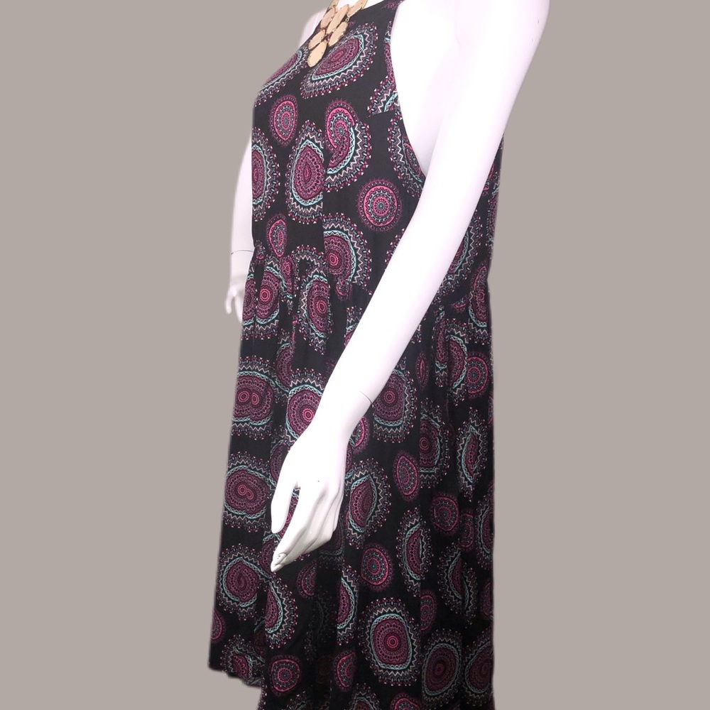 Torrid sz 2 Hi-Low Medallion Flouncy Tank Dress - Picture 4 of 12